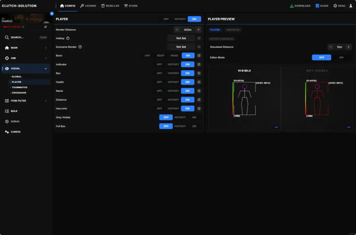 CLUTCH DEADLOCK DMA Cheat — DMA CHEATS screenshot 1