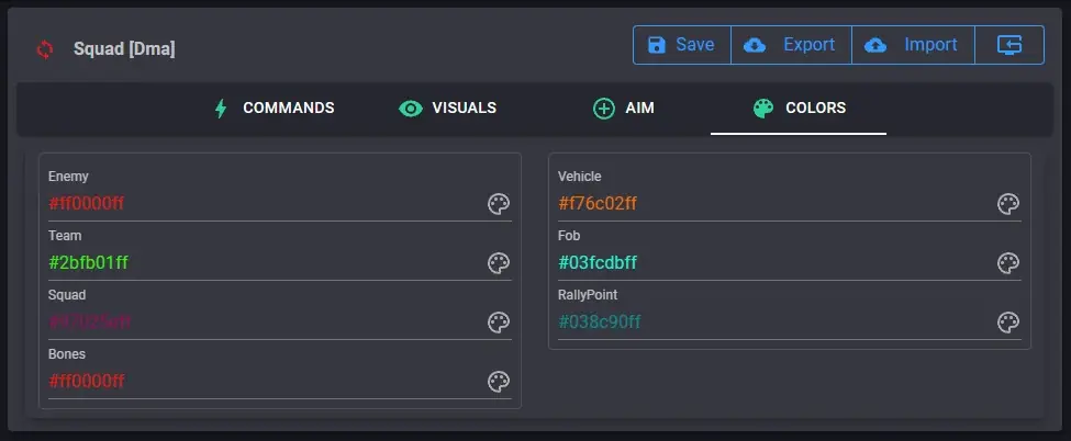 CLUTCH Squad DMA — DMA CHEATS screenshot 2